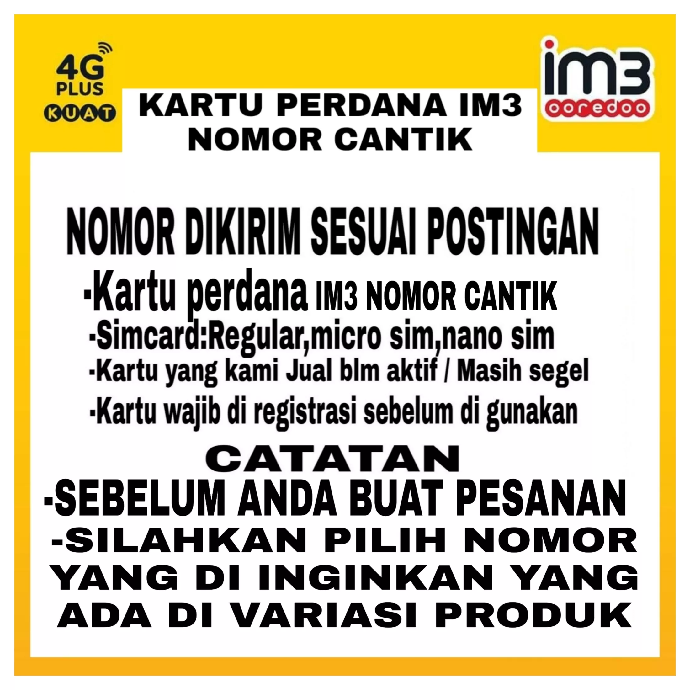 Detail Contoh Nomor Im3 Nomer 47