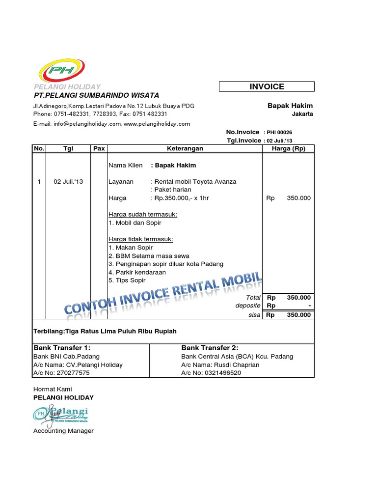 Detail Contoh Nomor Invoice Nomer 31