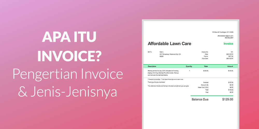 Detail Contoh Nomor Invoice Nomer 35