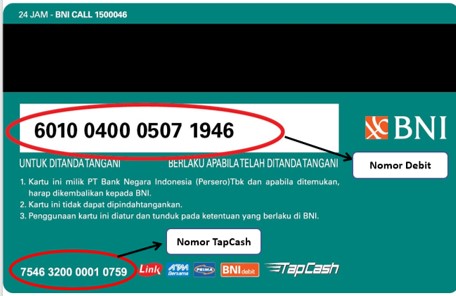 Detail Contoh Nomor Kartu Debit Bni Nomer 12