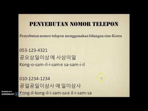 Detail Contoh Nomor Korea Selatan Nomer 2