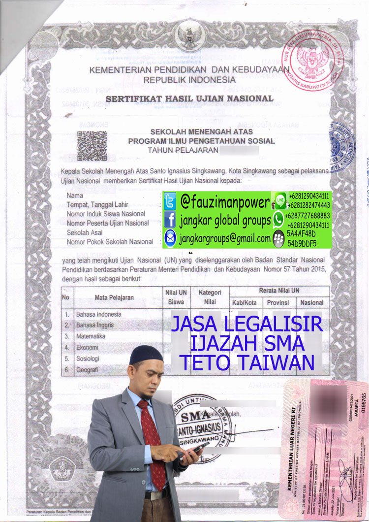 Detail Contoh Nomor Legalisir Ijazah Sma Nomer 34