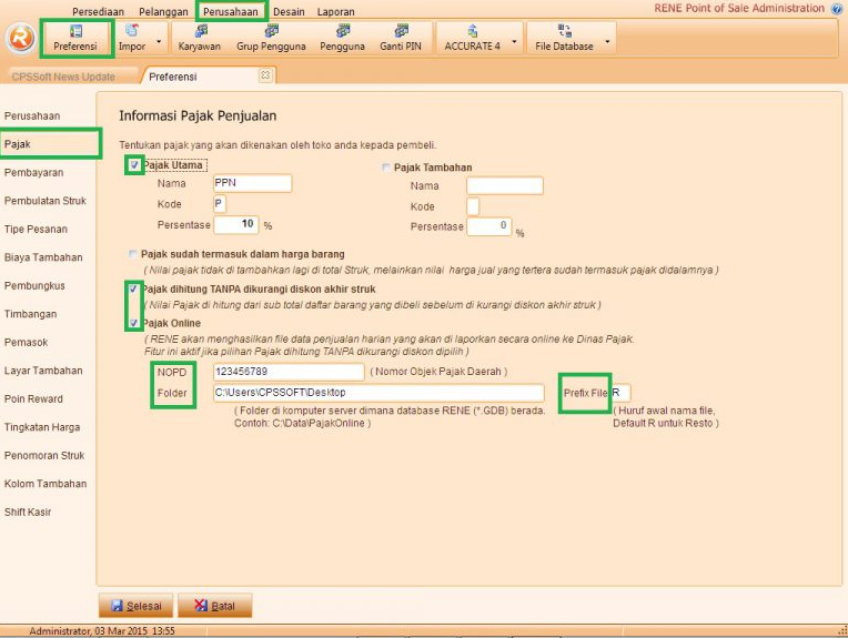 Detail Contoh Nomor Objek Pajak Nomer 20