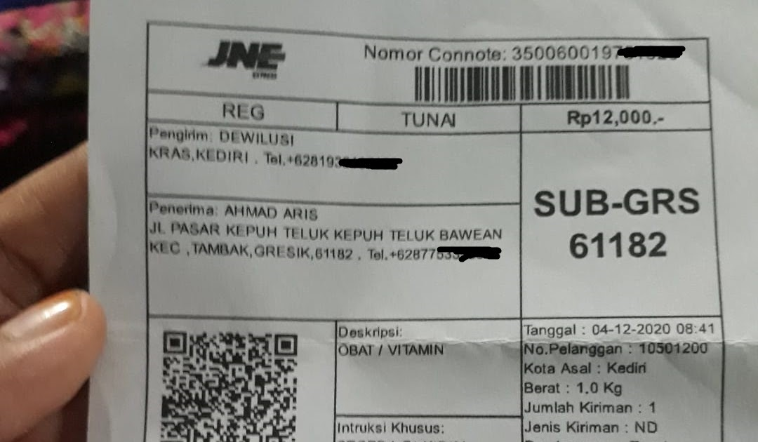 Detail contoh nomor resi koleksi nomer 39