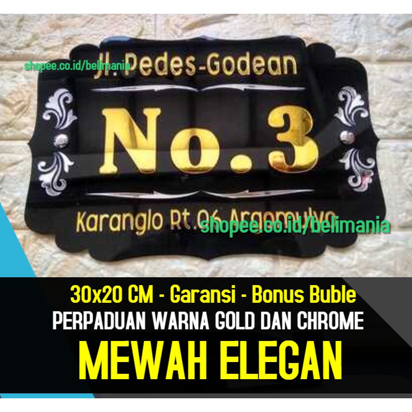 Detail Contoh Nomor Rumah Dari Akrilik Nomer 54