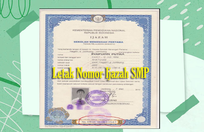 Detail Contoh Nomor Seri Ijazah Nomer 25