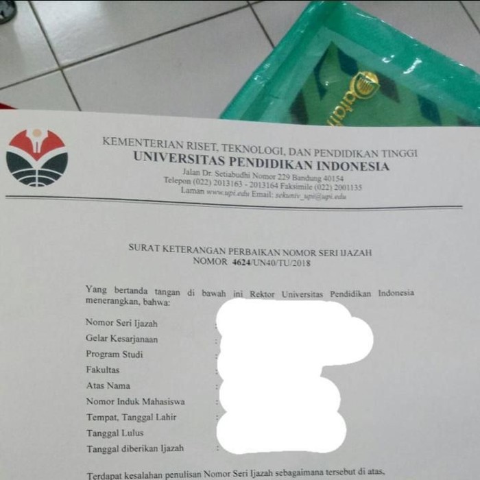 Detail Contoh Nomor Seri Ijazah Nomer 38