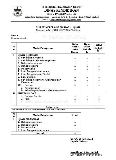 Detail Contoh Nomor Surat Dinas Nomer 34