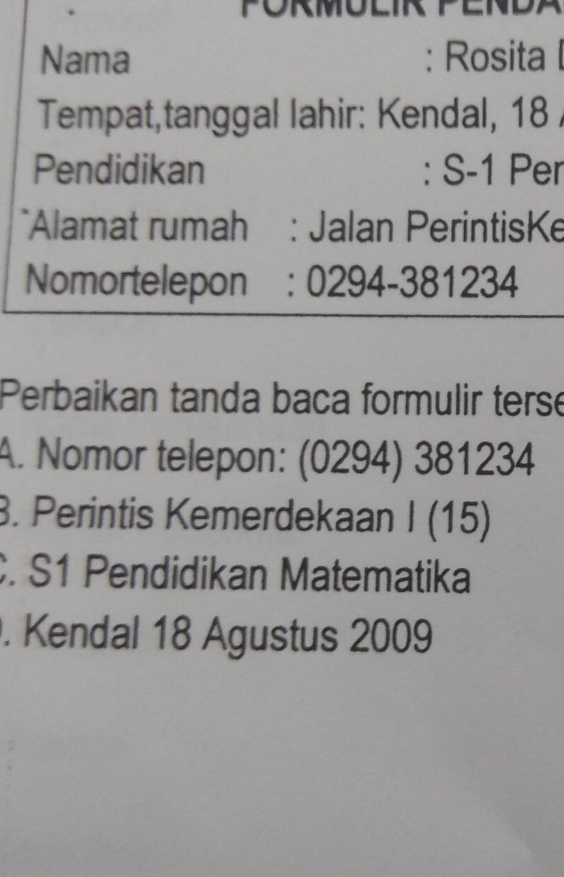 Detail Contoh Nomor Telepon Nomer 40