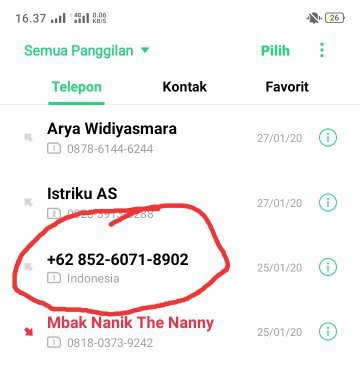 Detail Contoh Nomor Telepon Indonesia Nomer 8