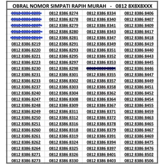 Detail Contoh Nomor Telkomsel Nomer 11