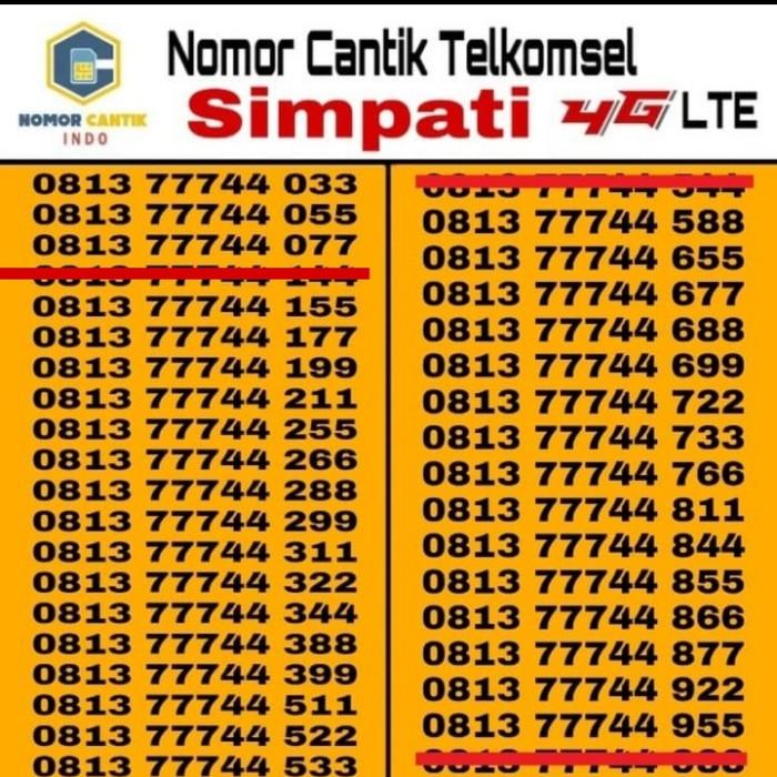 Detail Contoh Nomor Telkomsel Nomer 5