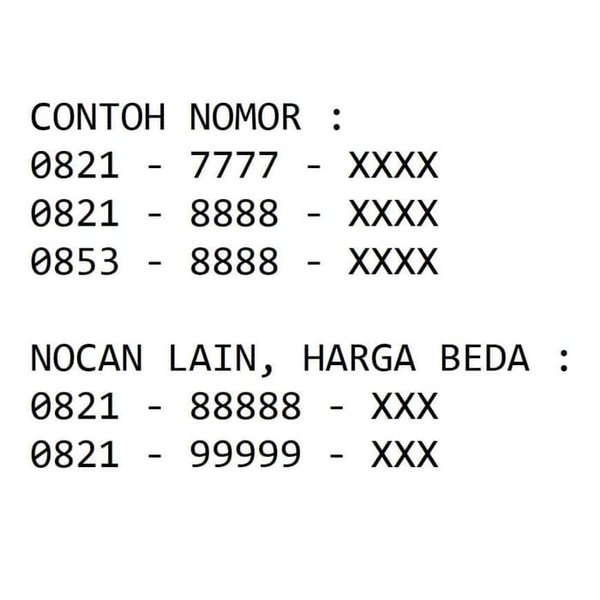 Detail Contoh Nomor Telkomsel Nomer 53