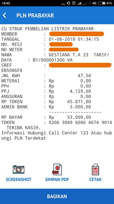 Detail Contoh Nomor Token Listrik Nomer 12