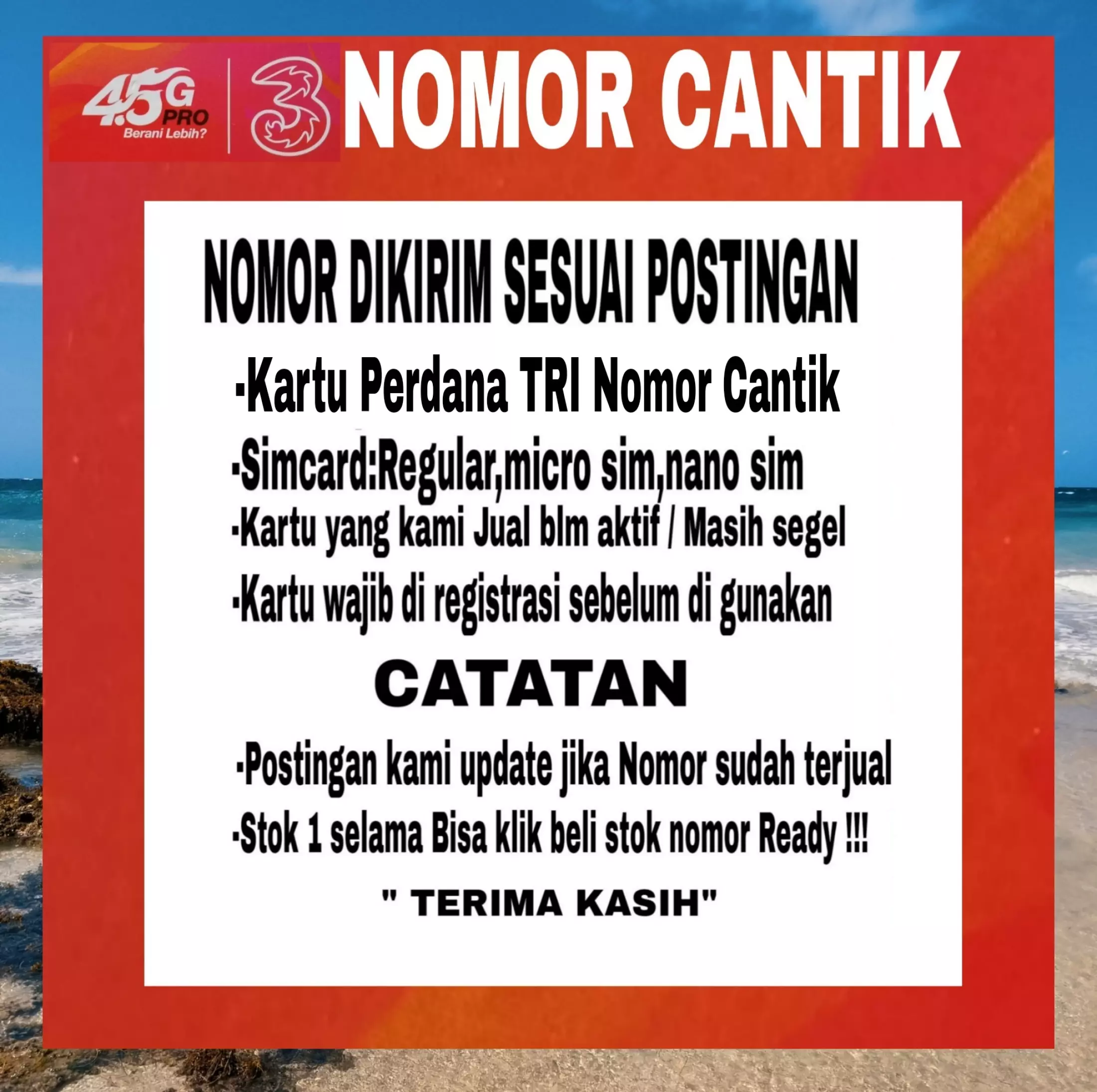Detail Contoh Nomor Tri Nomer 38