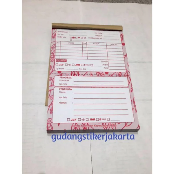 Detail Contoh Nota Pengiriman Olshop Nomer 16