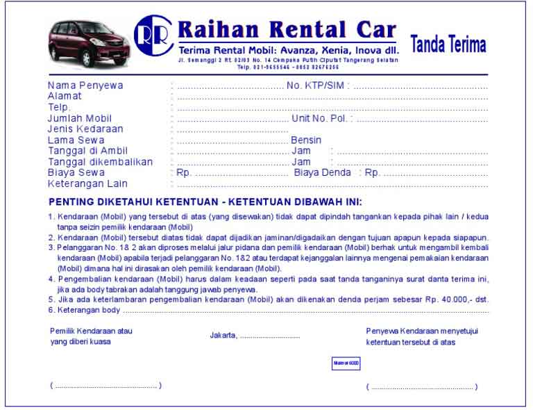 Tips Menyewa Mobil Agar Aman dan Nyaman