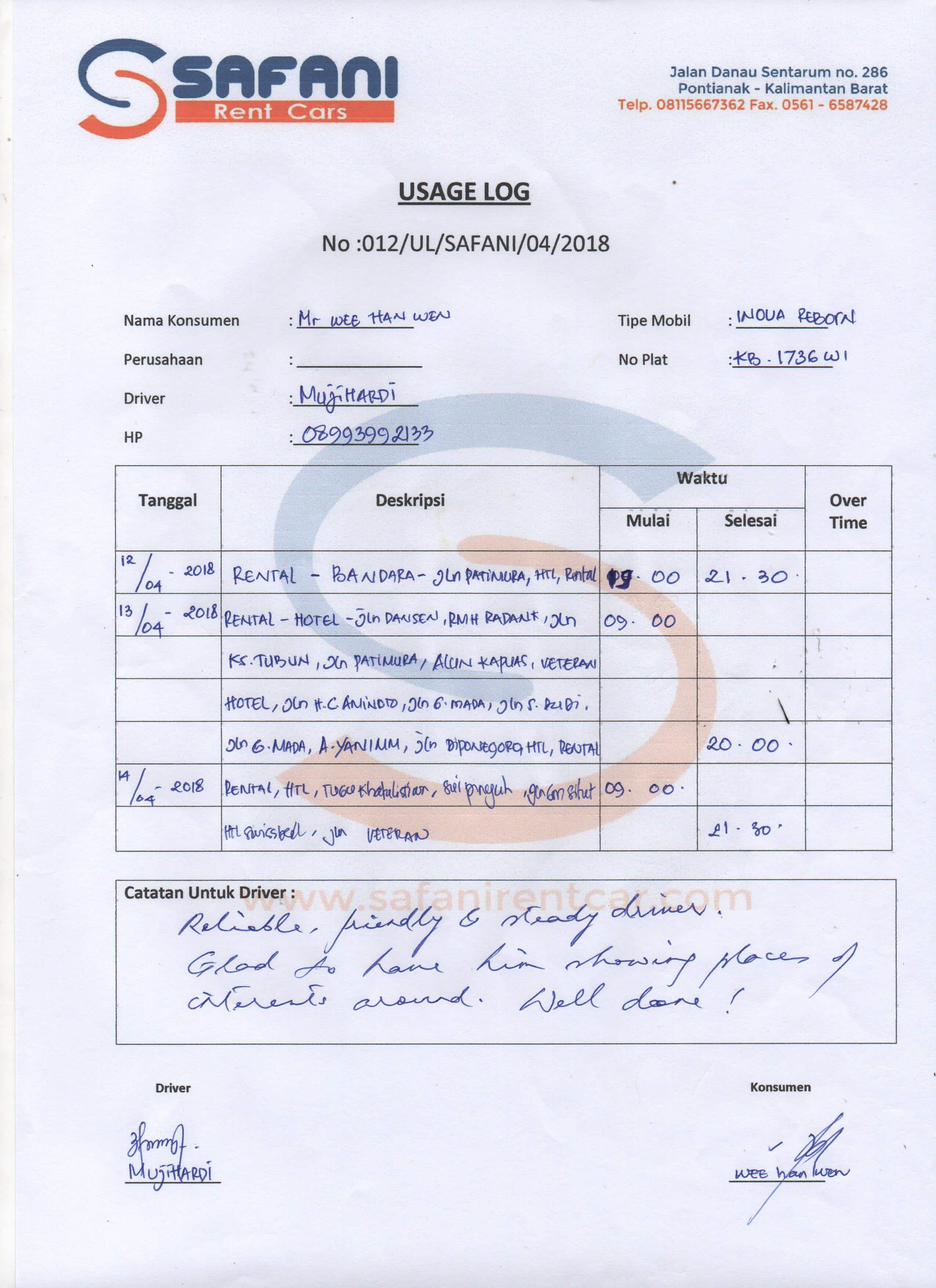 Contoh Nota Rental Mobil 46 Koleksi Gambar Contoh Nota Rental Mobil 46 Koleksi Gambar