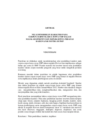 Detail Contoh Novel Pendidikan Nomer 9