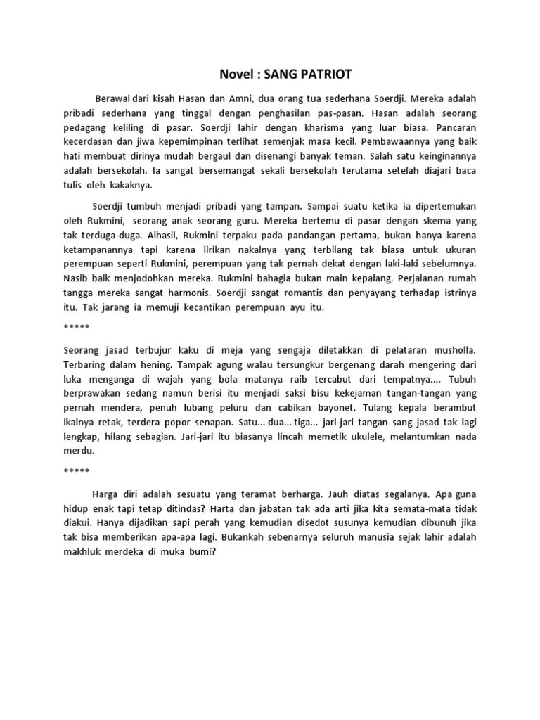 Detail Contoh Novel Sejarah Pribadi Nomer 26