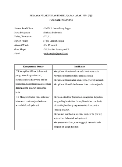 Detail Contoh Novel Sejarah Pribadi Nomer 54