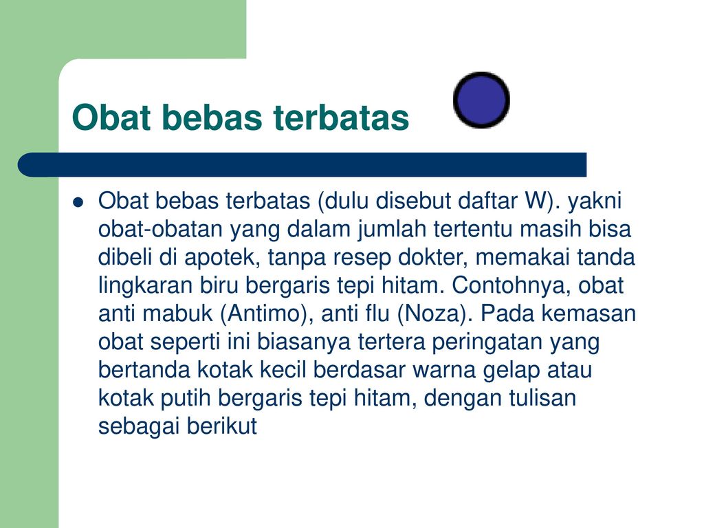 Detail Contoh Obat Bebas Terbatas Nomer 46