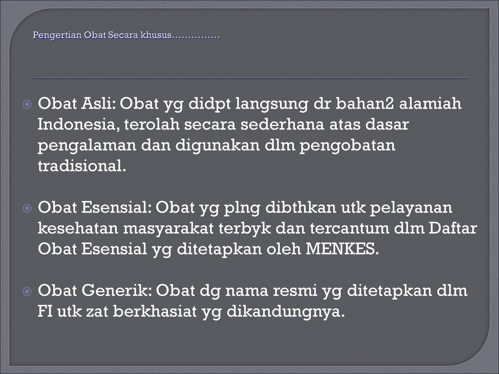 Detail Contoh Obat Esensial Nomer 42