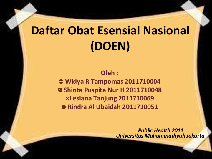 Detail Contoh Obat Esensial Nomer 7