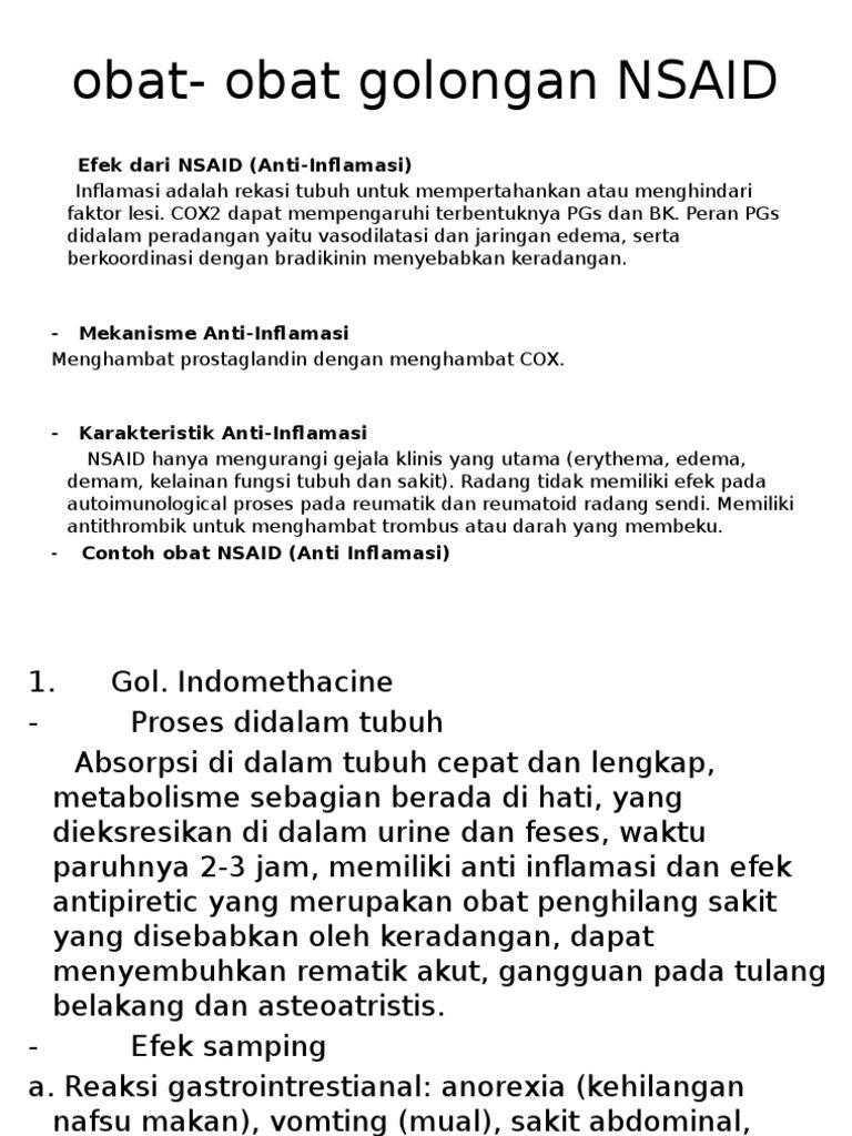 Detail Contoh Obat Nsaid Nomer 41