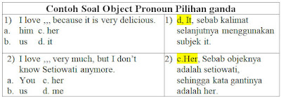 Detail Contoh Object Pronoun Nomer 26