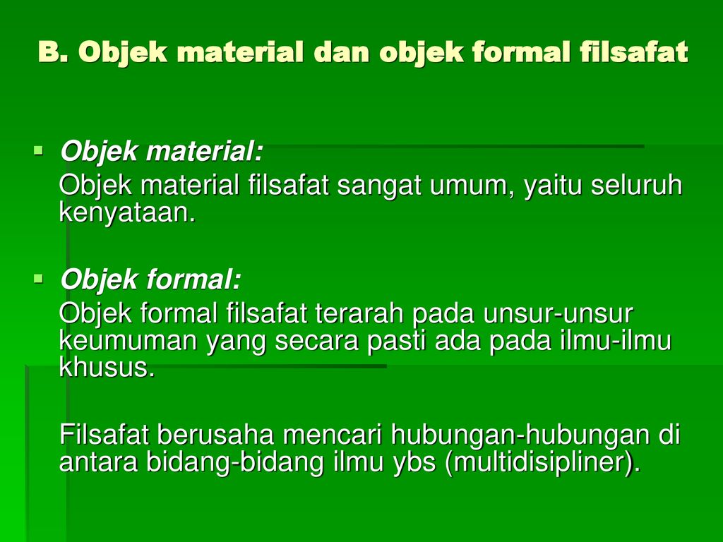 Detail Contoh Objek Formal Nomer 35