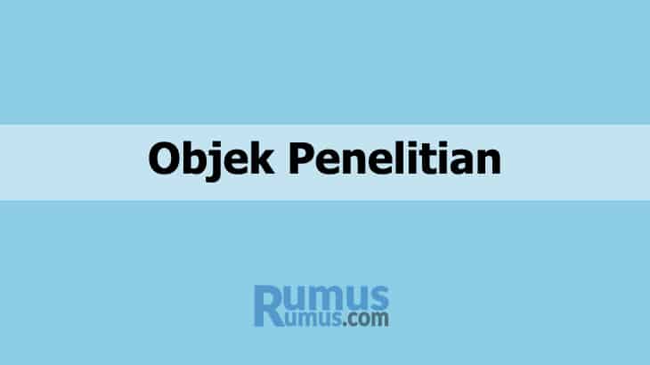 Detail Contoh Objek Penelitian Nomer 15