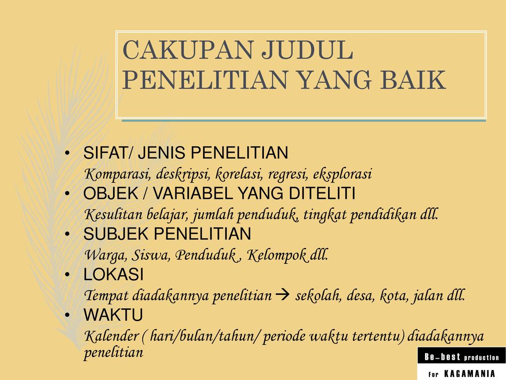 Detail Contoh Objek Penelitian Nomer 28