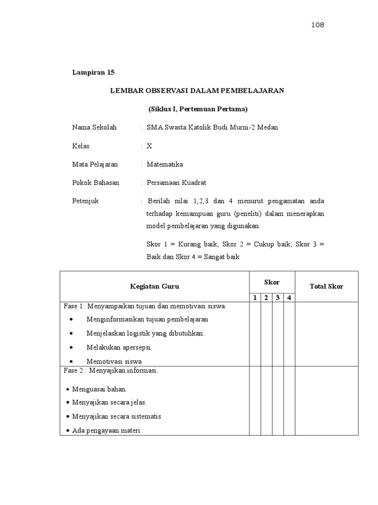 Detail Contoh Observasi Penelitian Nomer 9