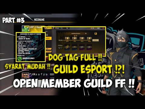 Detail Contoh Open Member Guild Ff Nomer 20