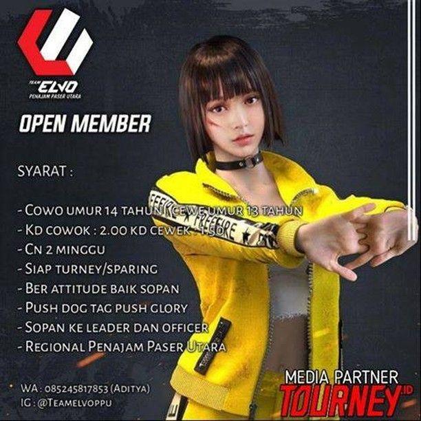 Detail Contoh Open Member Guild Ff Nomer 33