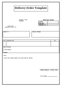 Detail Contoh Order Form Nomer 51