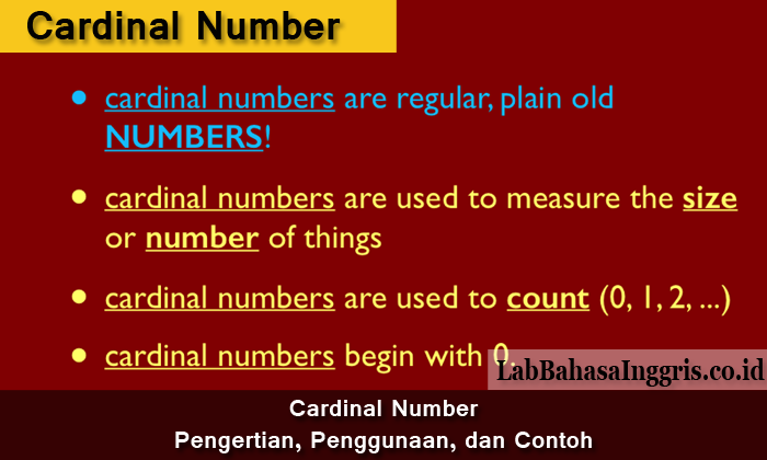 Detail Contoh Ordinal Number Nomer 16