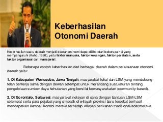 Detail Contoh Otonomi Daerah Nomer 24