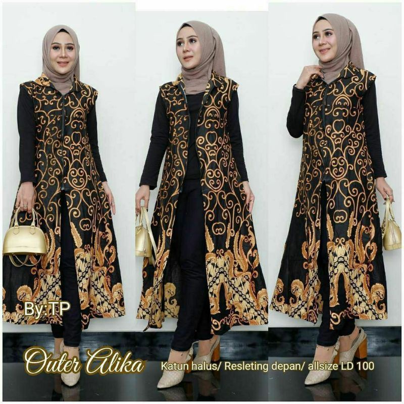 Detail Contoh Outer Batik Nomer 29