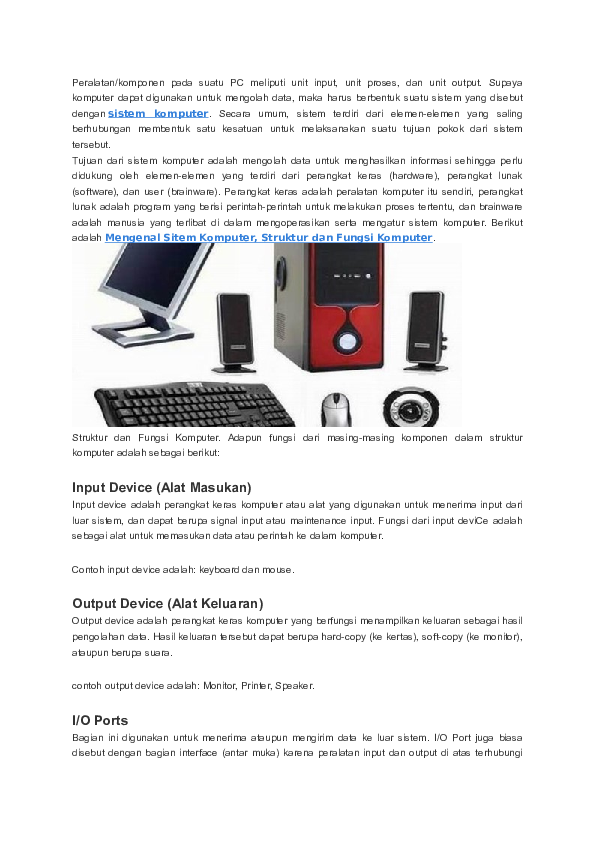 Detail Contoh Output Device Nomer 41