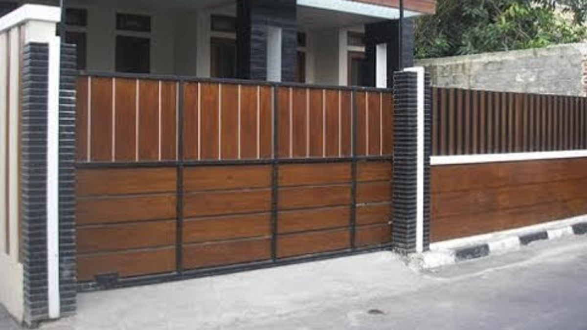 Detail Contoh Pagar Kayu Minimalis Nomer 12