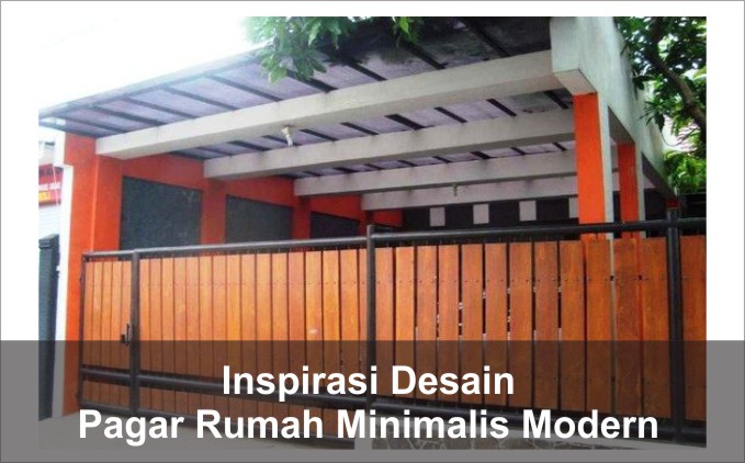 Detail Contoh Pagar Minimalis Modern Nomer 12