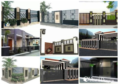 Detail Contoh Pagar Rumah Nomer 39