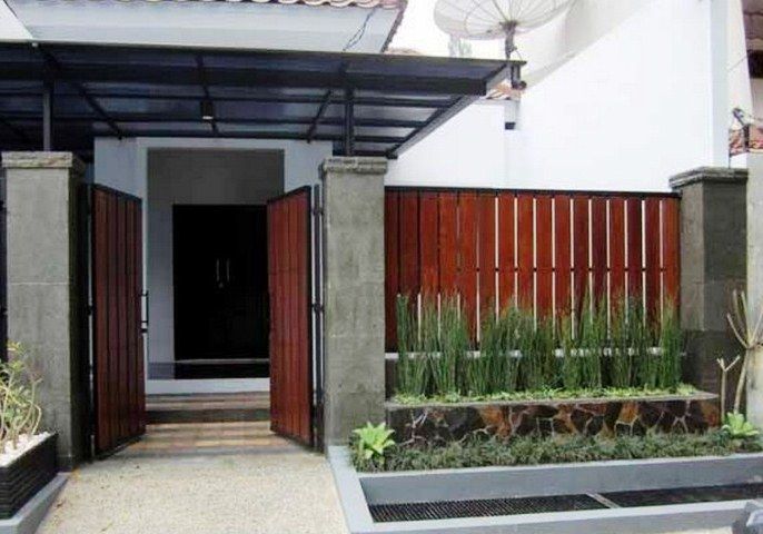 Detail Contoh Pagar Rumah Dari Kayu Nomer 4