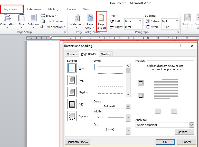 Detail Contoh Page Border Nomer 17