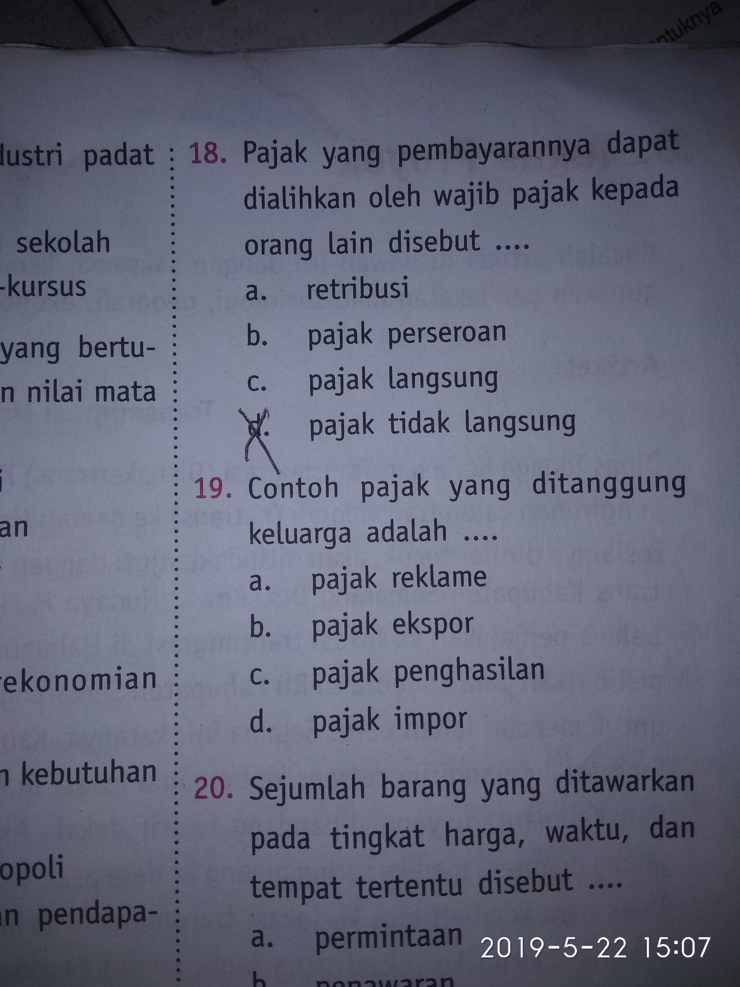 Detail Contoh Pajak Tidak Langsung Nomer 14