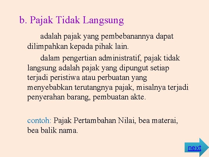 Detail Contoh Pajak Tidak Langsung Nomer 33