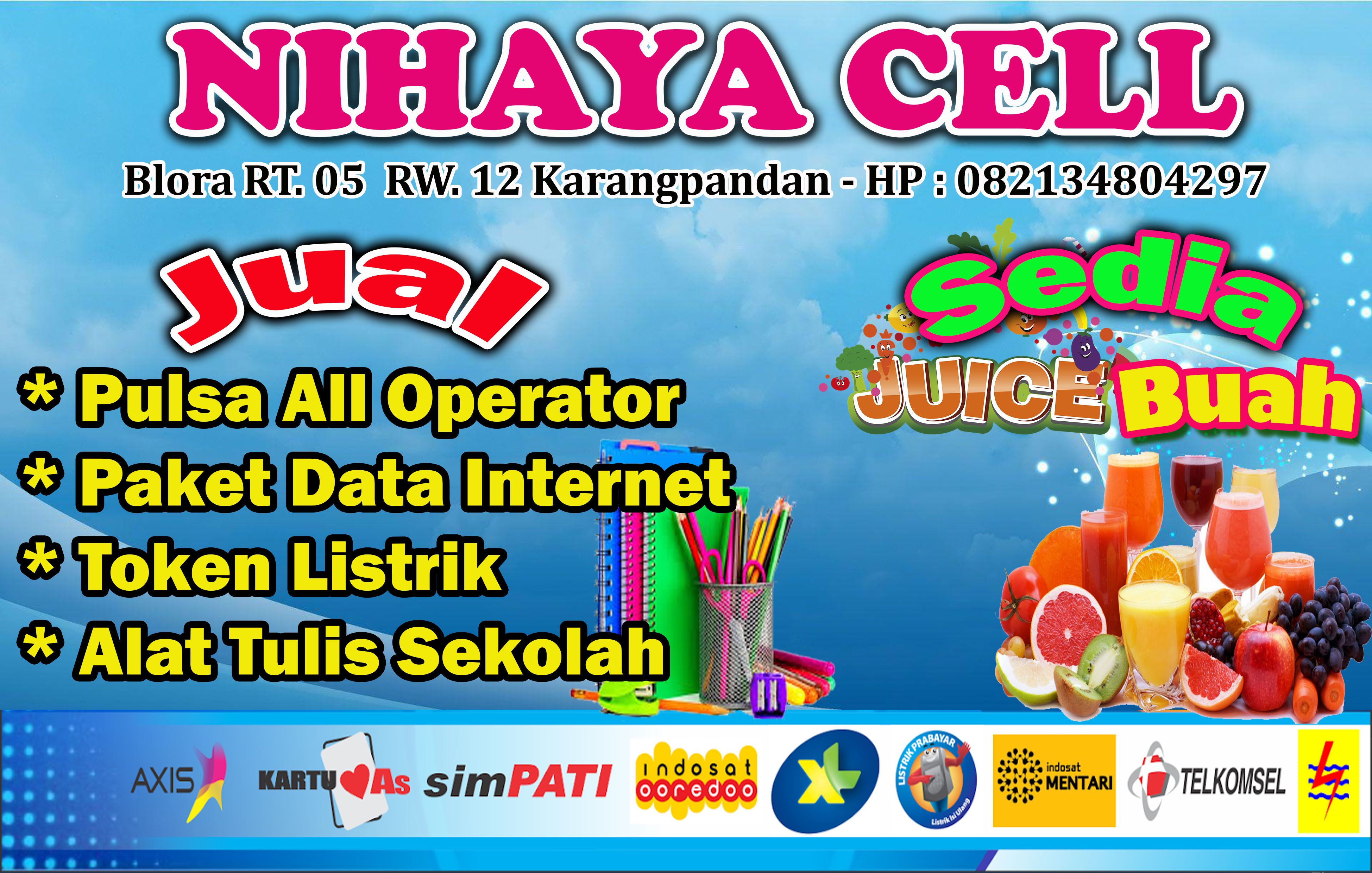 Detail Contoh Pamflet Jualan Pulsa Nomer 36