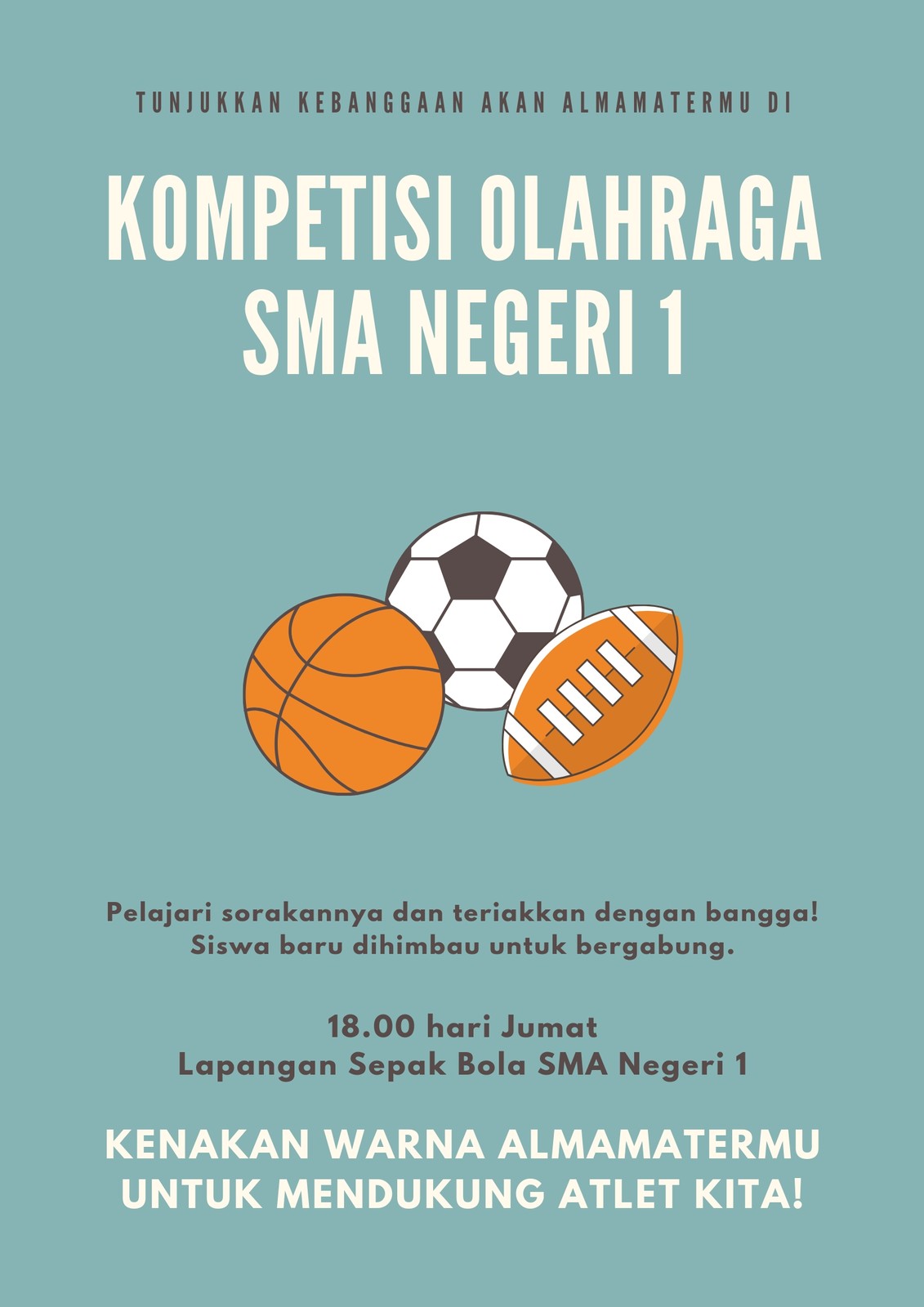 Download Contoh Pamflet Olahraga Nomer 6